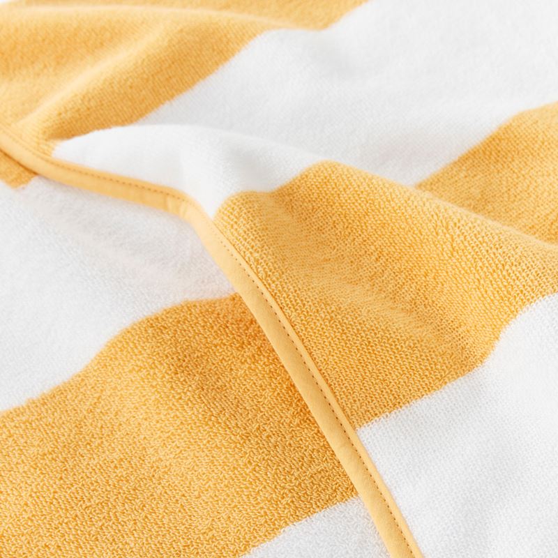 Sunshine & White Beach Lounger Towel