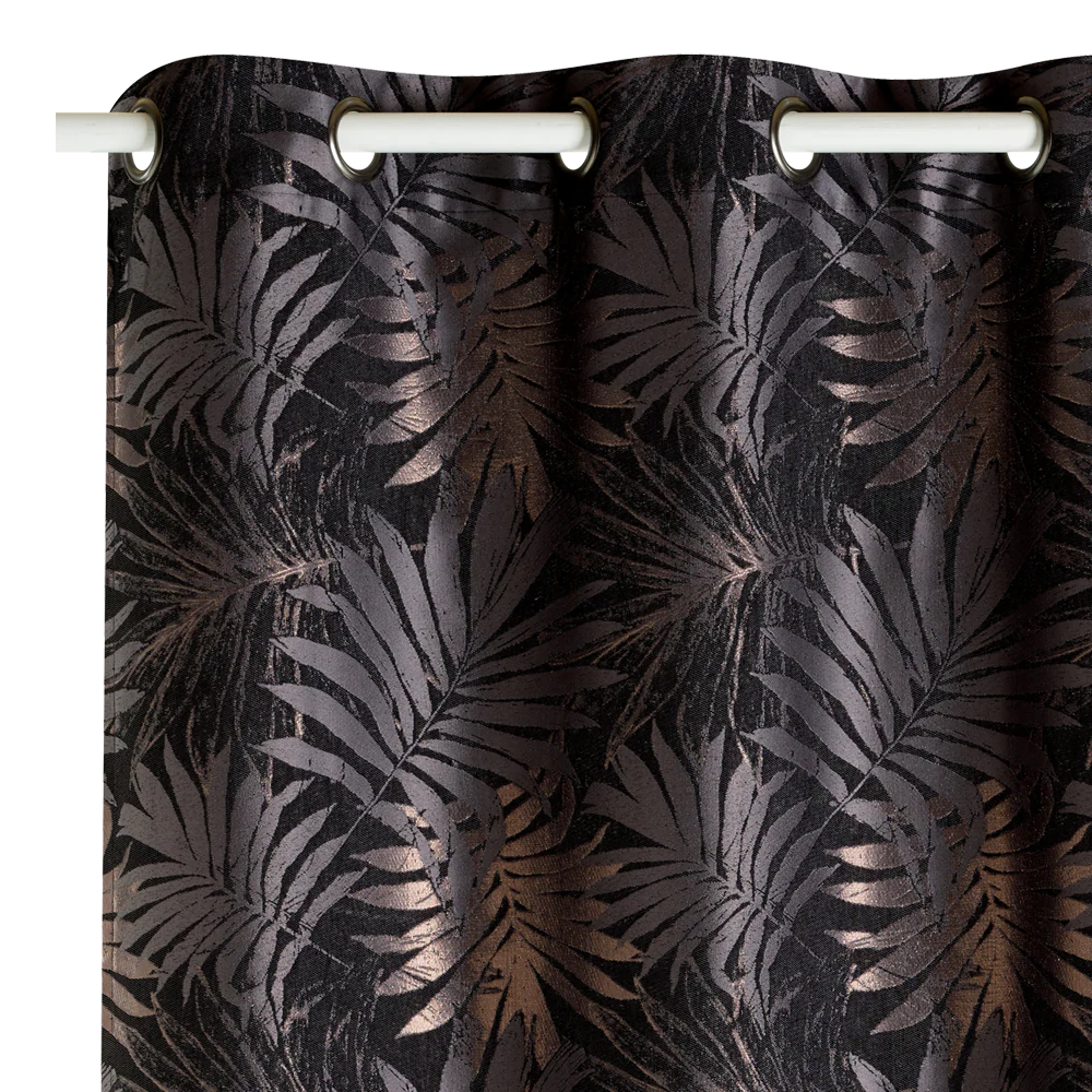 4MURS Rideau PALMAE coloris anthracite 140 x 260 cm