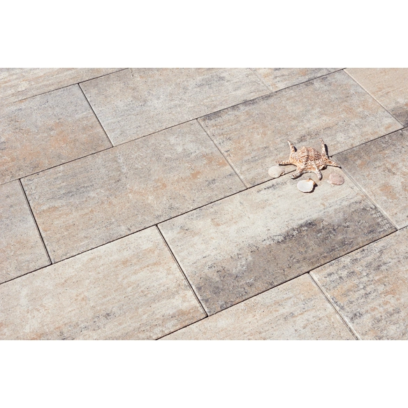 Betonplatte »Pollenca «, Beton, Muschelkalk, LxBxH: 60 x 40 x 4 cm