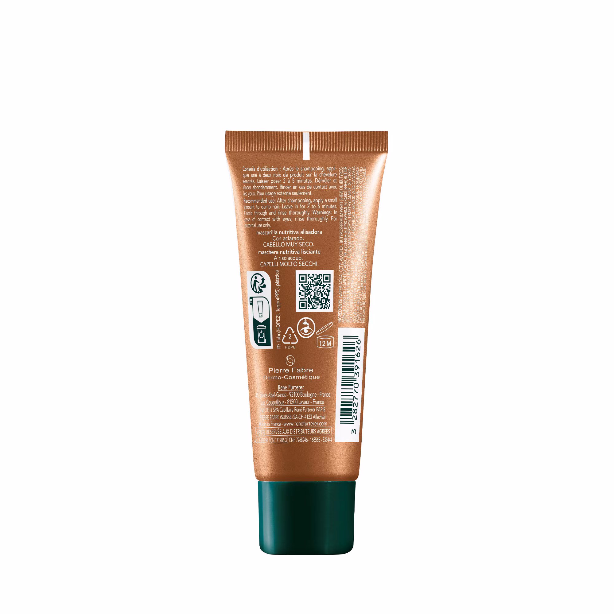 SUBLIME KARITÉMasque nourrissant lissant