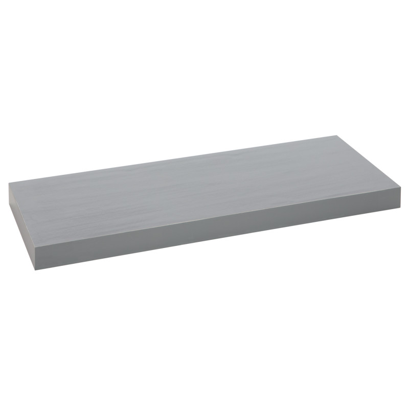 Tablette murale grise 60 x 23,5 x 3,8 cm PRACTO HOME