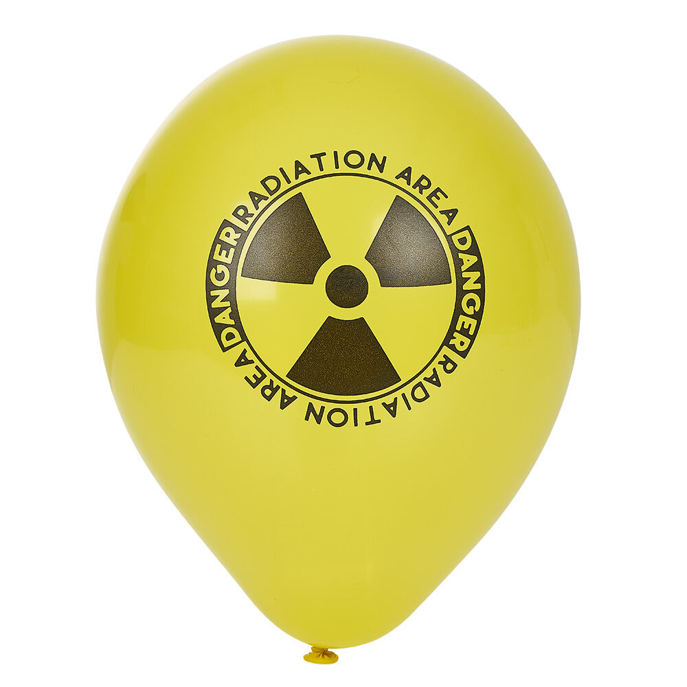 Ballons colorés avec motif x12