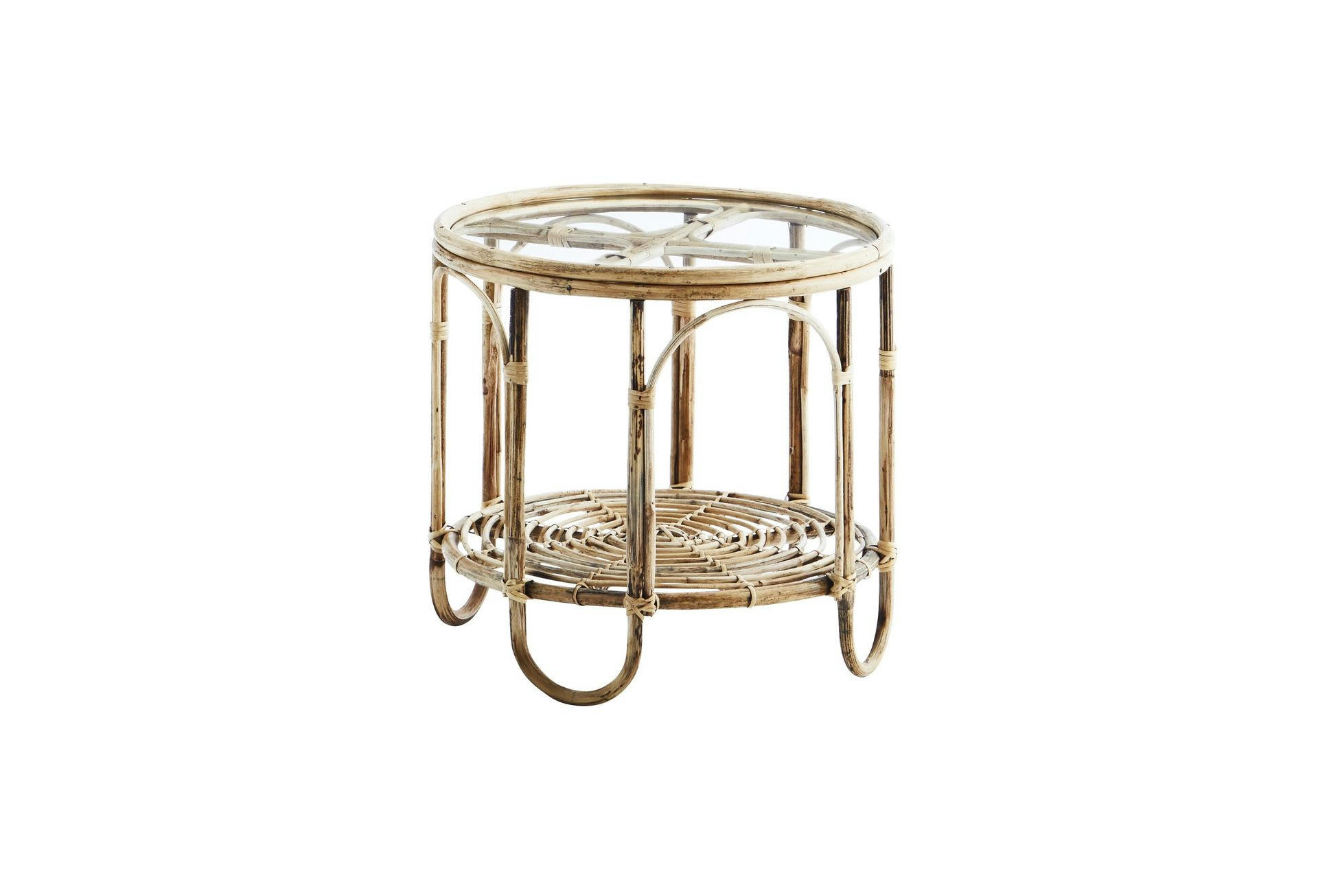 REINA - Table basse en bambou beige