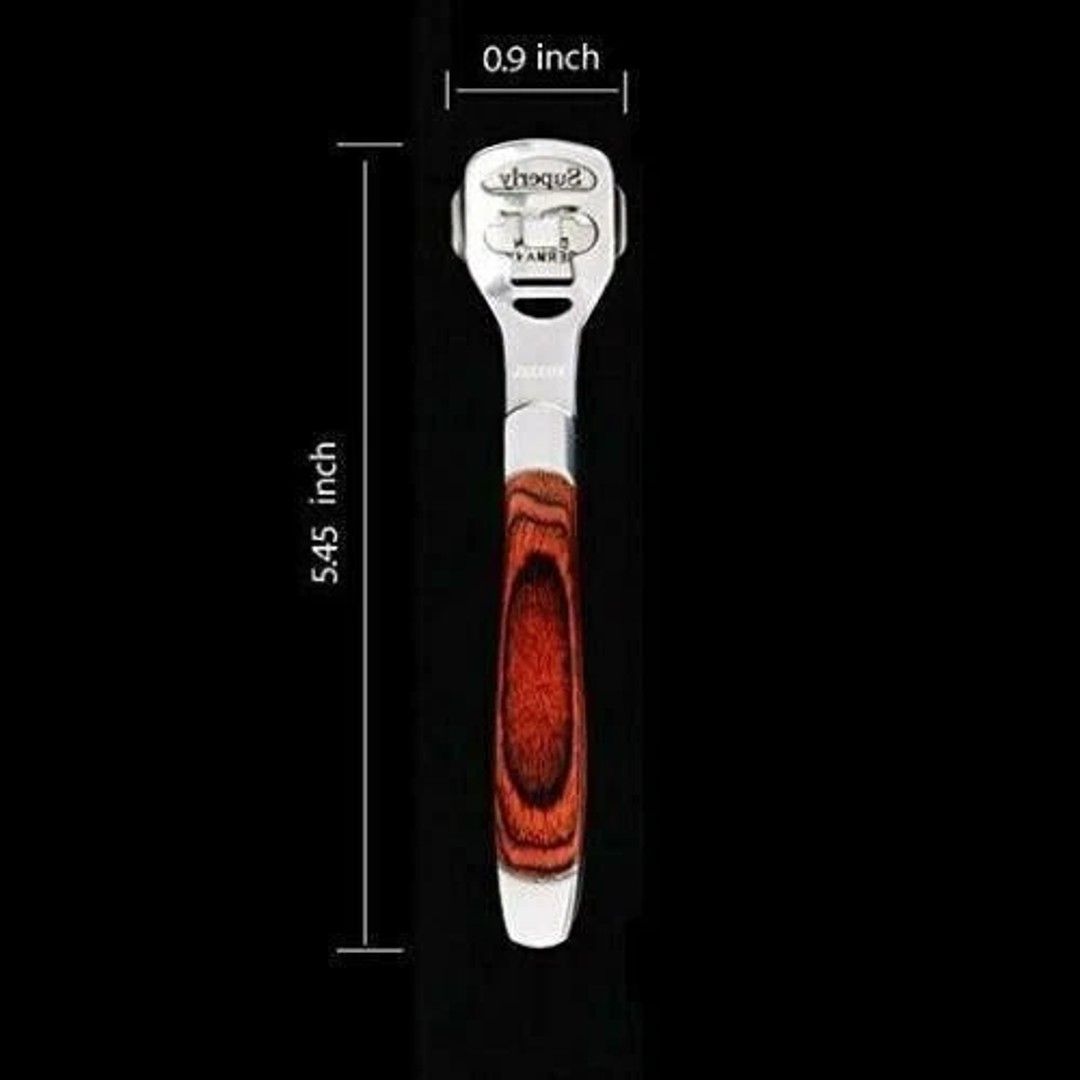 VOGREX Foot Callus Remover Scrubber Hard Dead Rough Skin Pedicure Handle