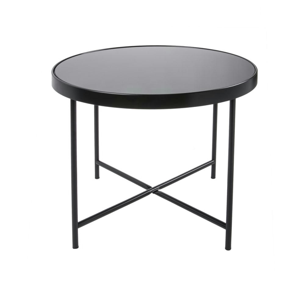 - Table basse métal noir H46cm