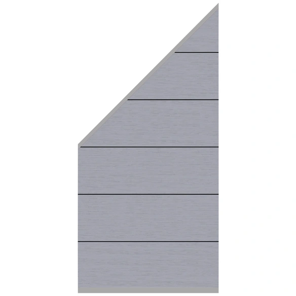 Abschlusselement »System XL«, WPC, HxL: 180 x 89 cm cm