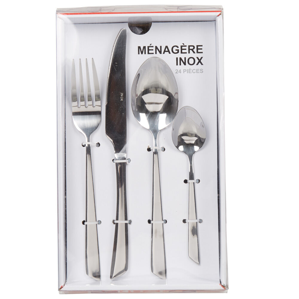 Ménagère 24 pièces moderne