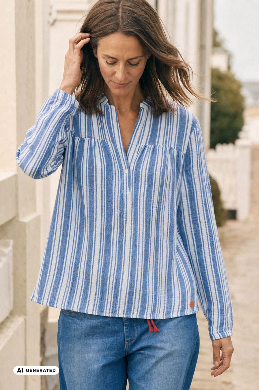 Bluse Selene Streifen A&Co