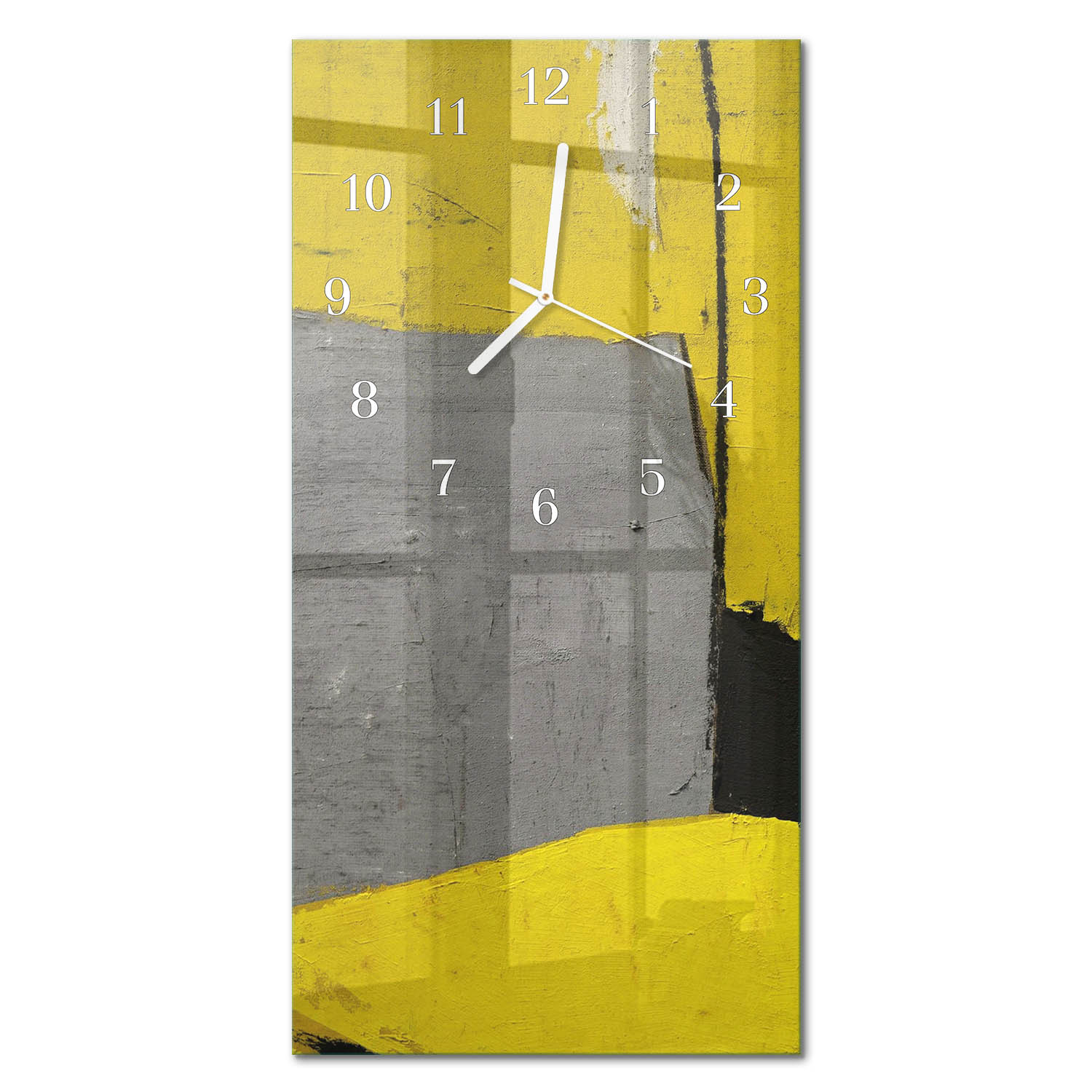 Zegar loft 30x60 Dezorientacja nowoczesny na ścianę