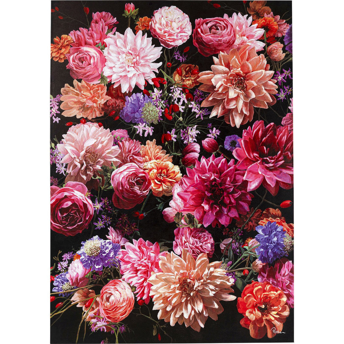Kare Design Schilderij Touched Flower Bouquet 200x140cm