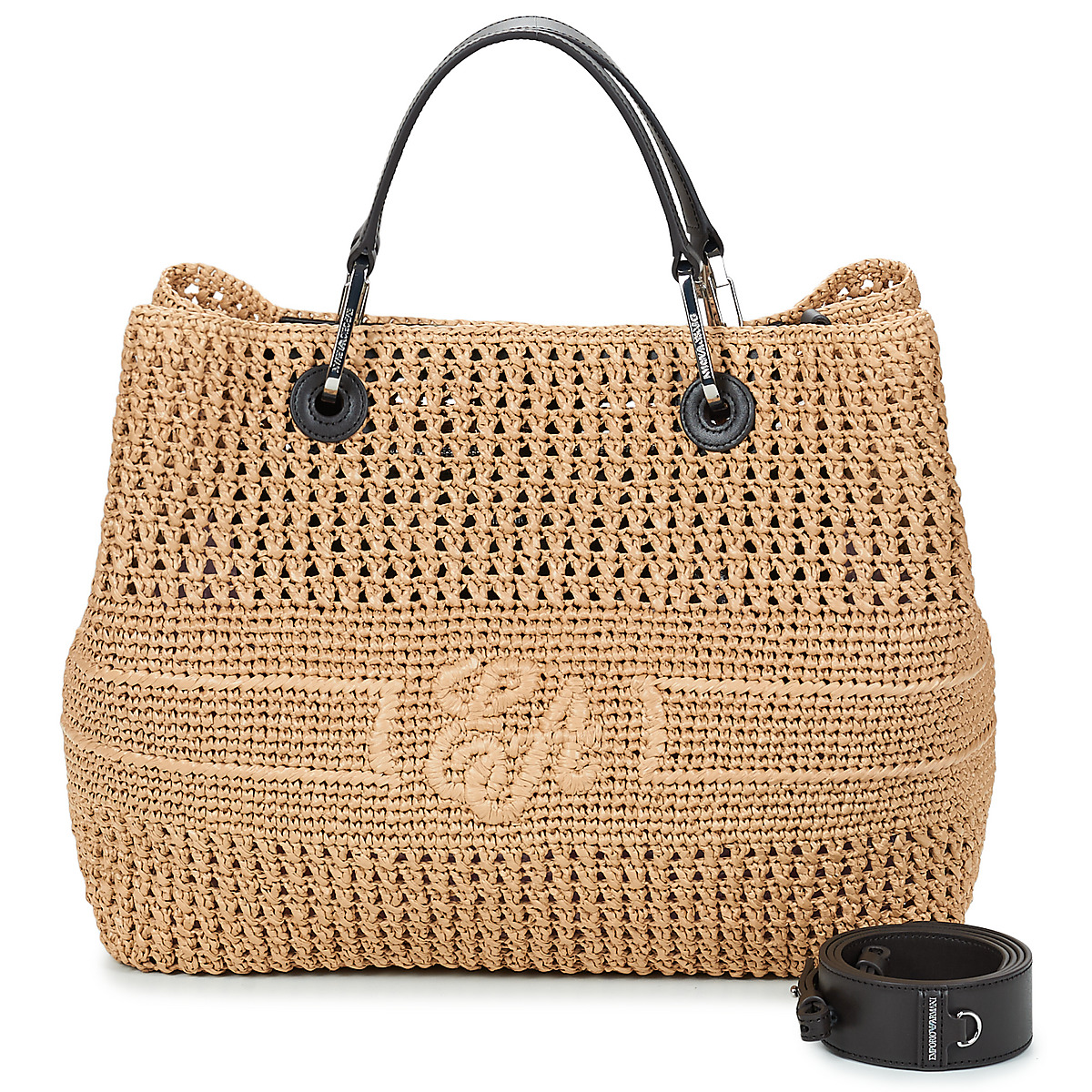 Emporio Armani - MYEA MEDIUM BORSA - Beige / Black