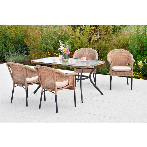 Gartenmöbel-Diningset »Ravenna«, 5 tlg., 4 Sitzplätze, Aluminium