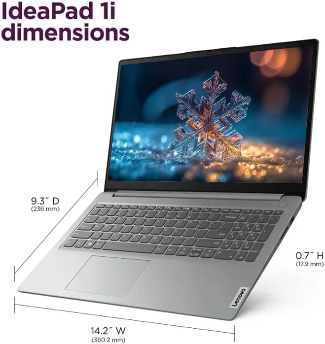 Lenovo IdeaPad 15.6 Laptop  20GB RAM 1.6TB Storage (1TB SSD+128GB eMMC+512GB SD Card)  Windows 11 with 1-Year Microsoft Office 365 Included  Intel Celeron Processor  PLUSERA Earphones  Cloud Gray