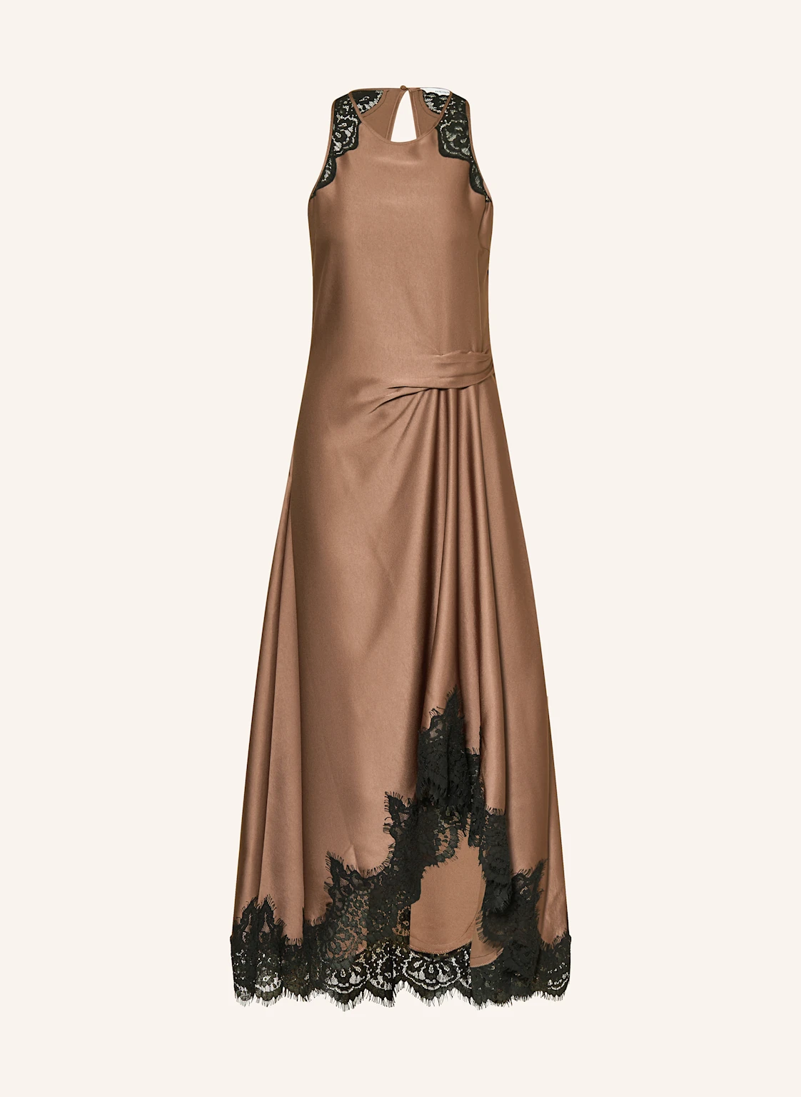 REISS Satinkleid ANAIS mit Spitze