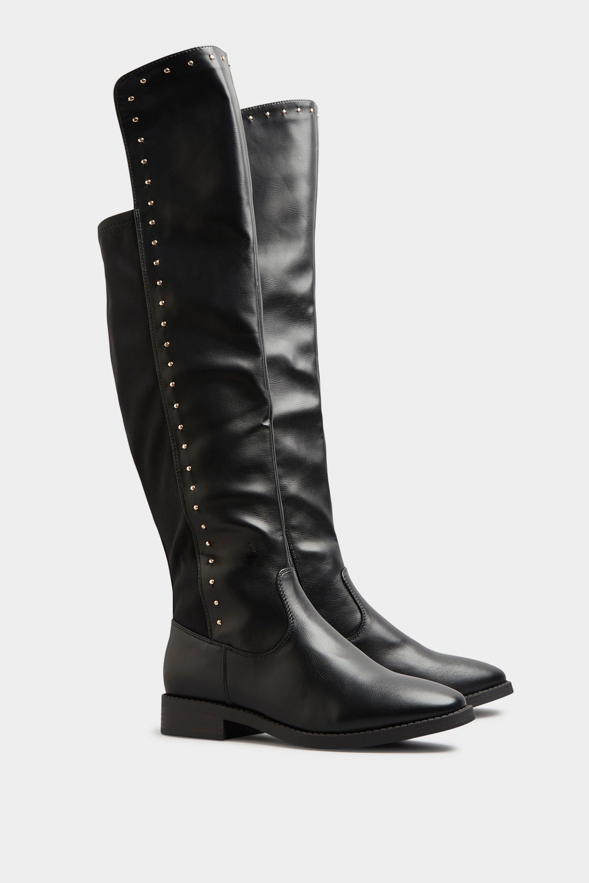 Yours Extra Wide Fit Over The Knee Boots