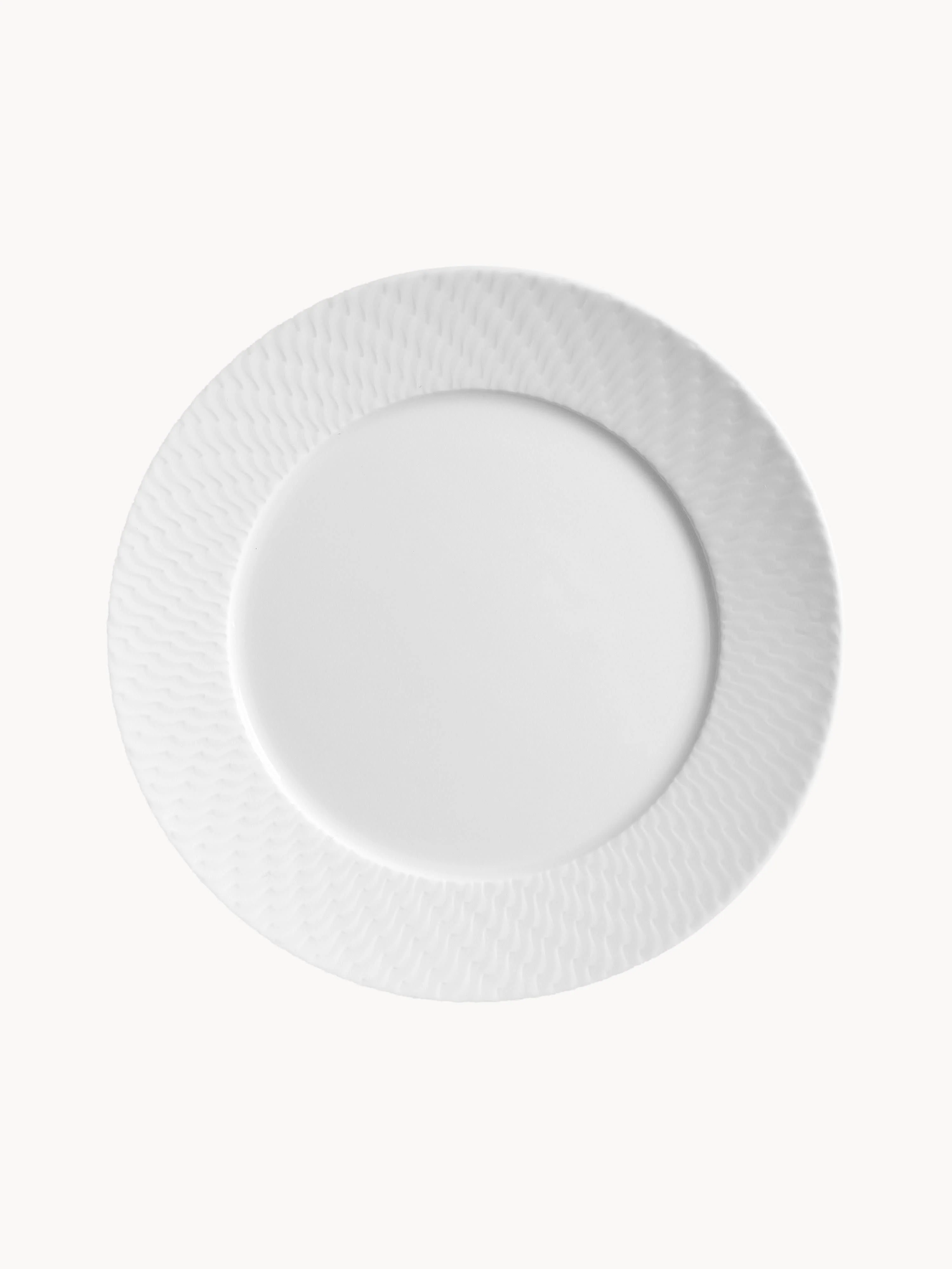 Handgefertigte Frühstücksteller No. 41 aus Porzellan, 2er-Set