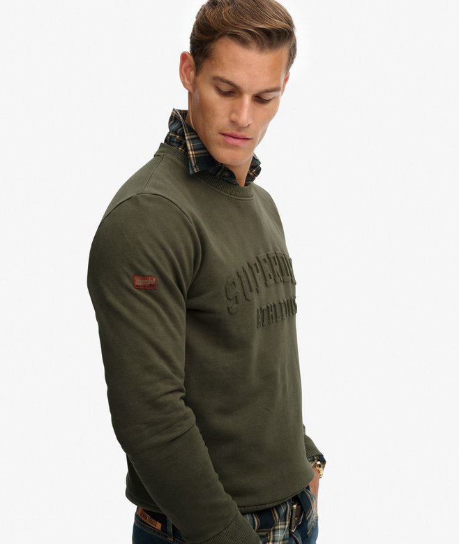 Athletic Embossed Sweatshirt
