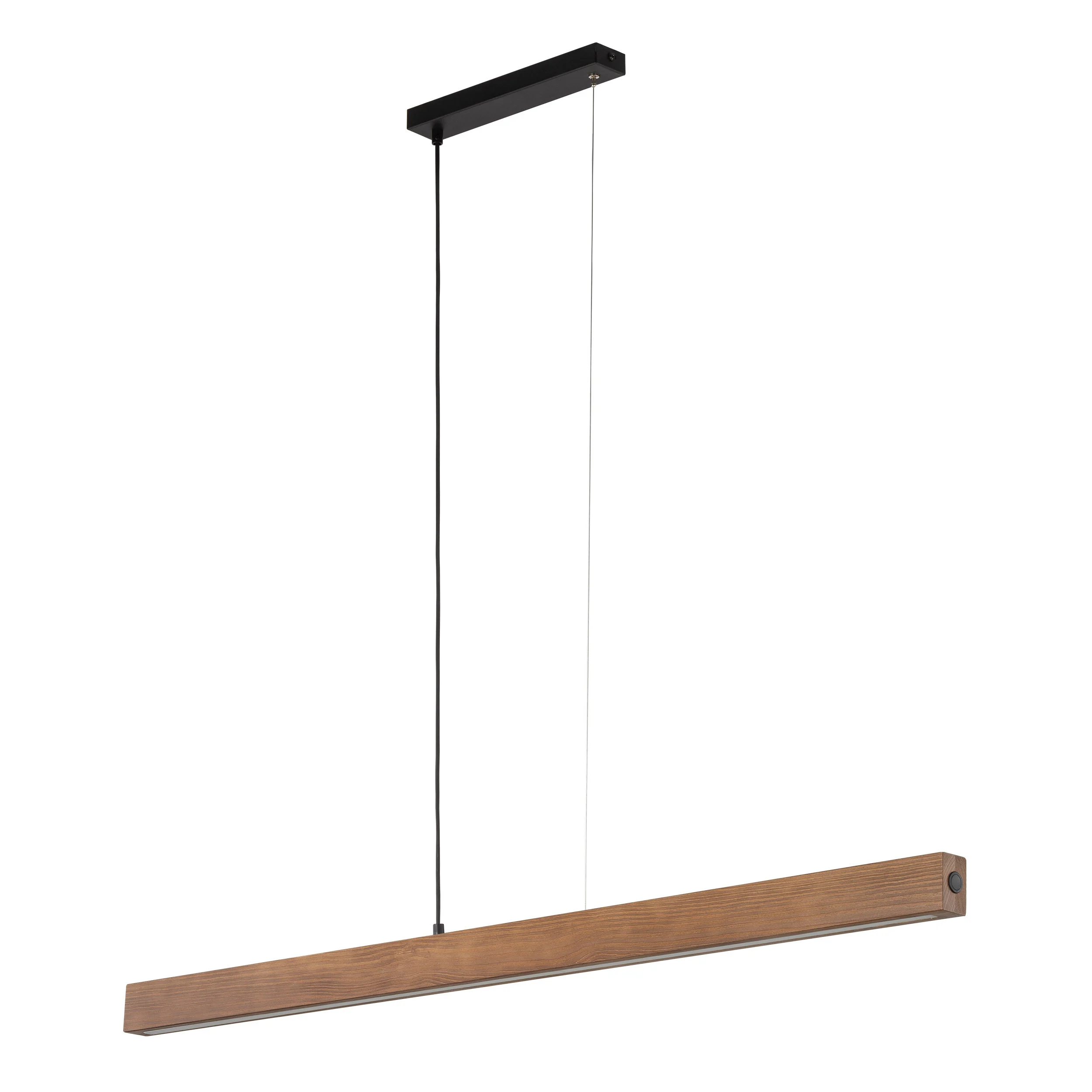 Tk Lighting Lampa Wisząca TEO LED Orzech 1260 Minimalistyczna