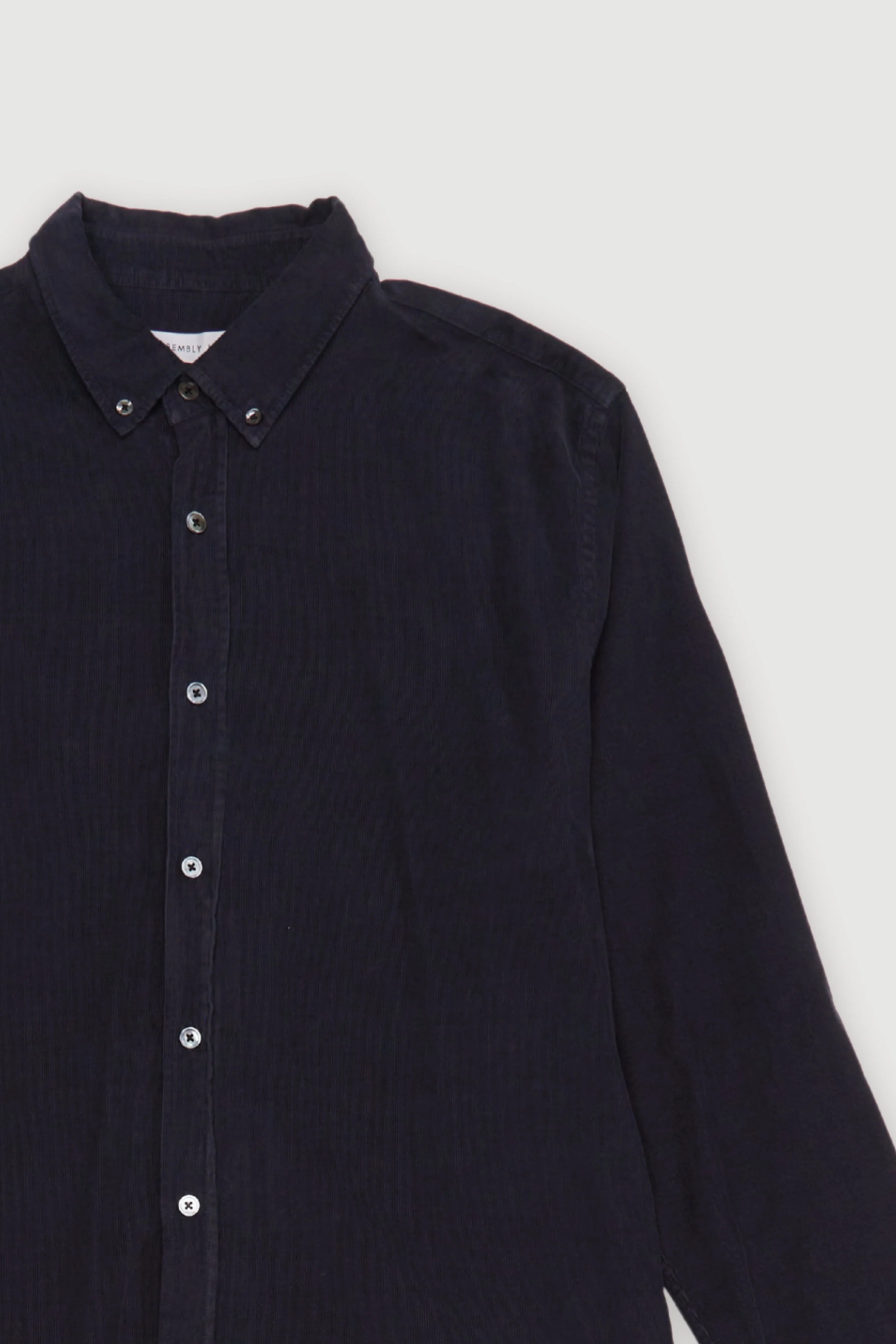Re-Worn Mens Cotton Cord Long Sleeve Shirt