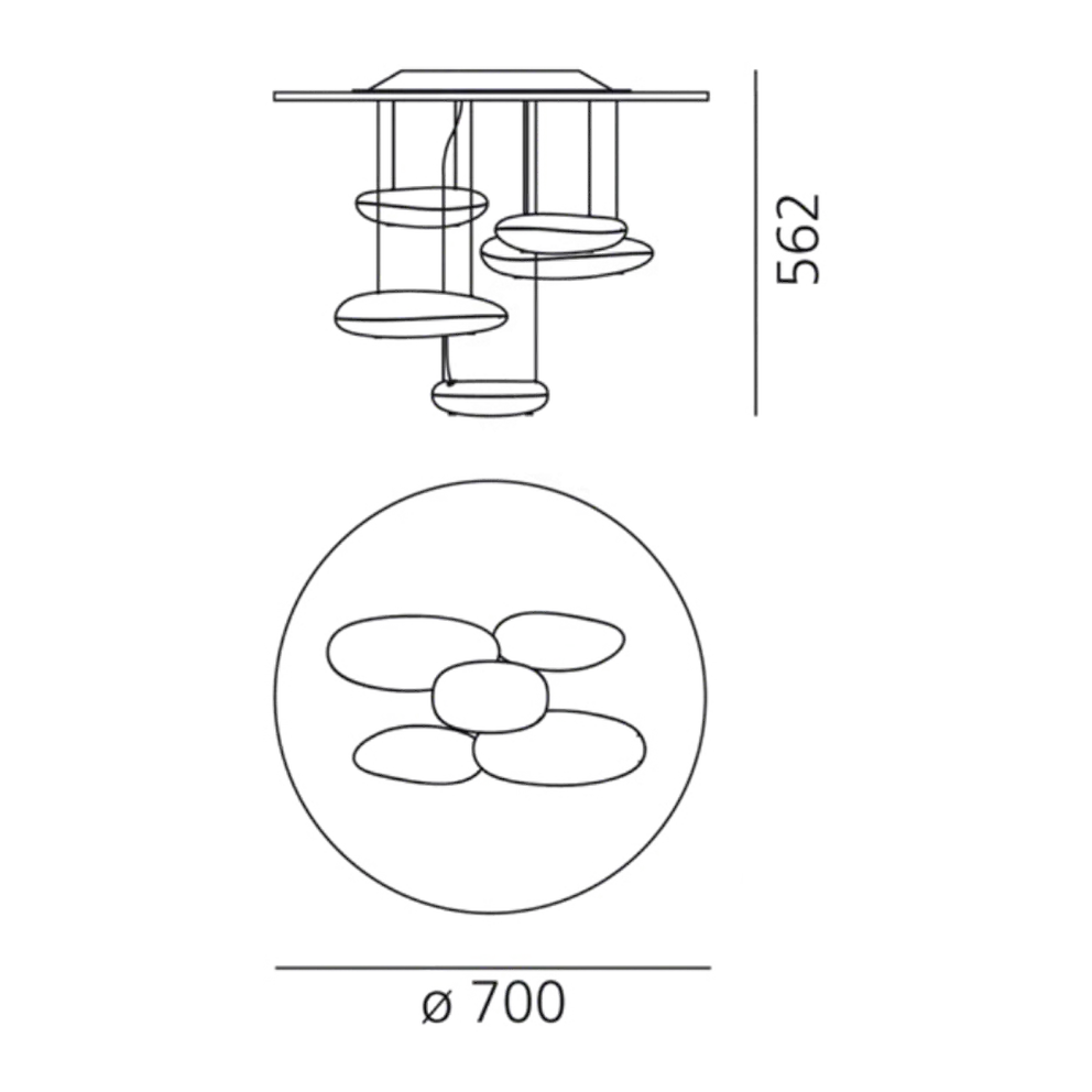 Deckenleuchte Mercury