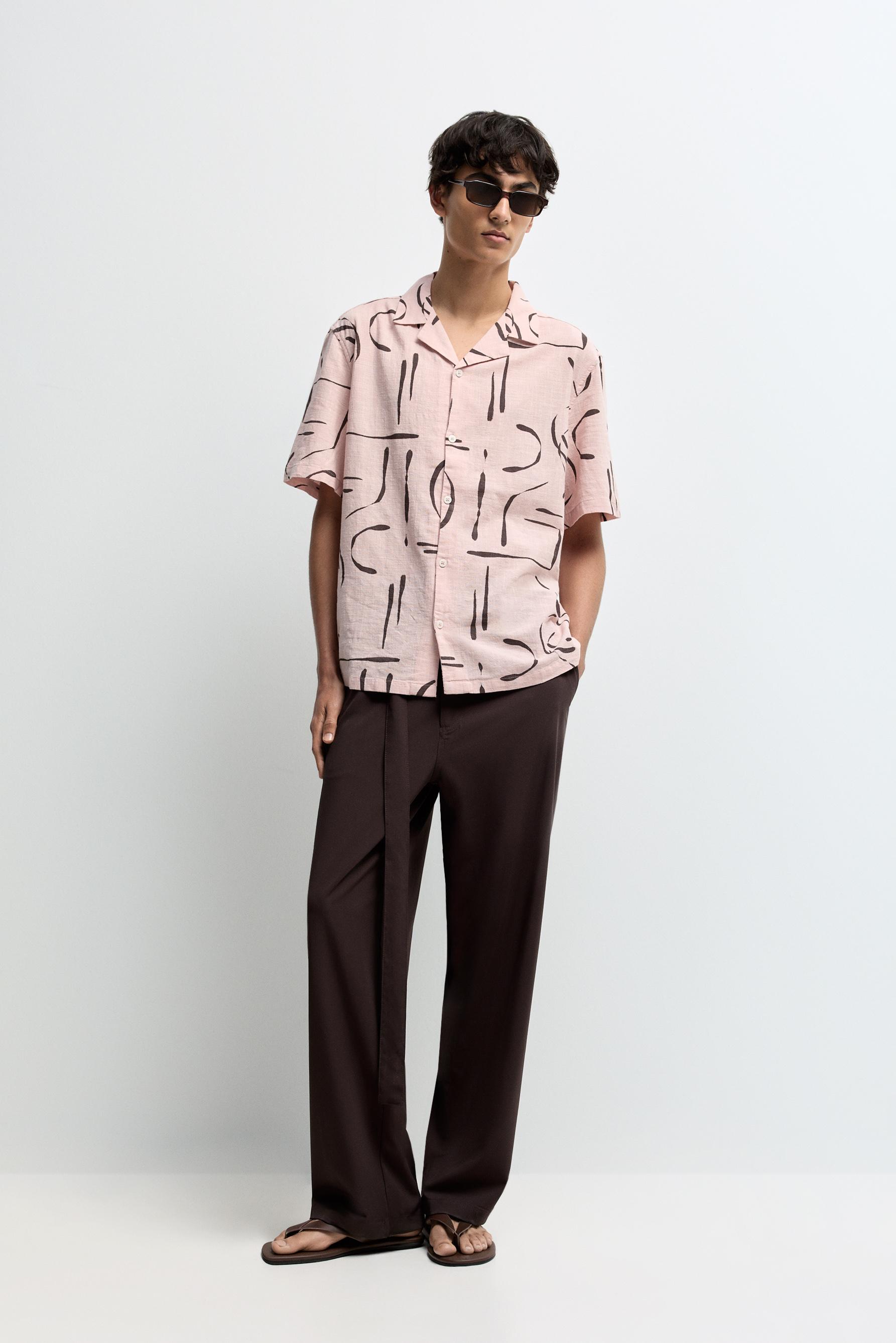 Camisa resort algodón