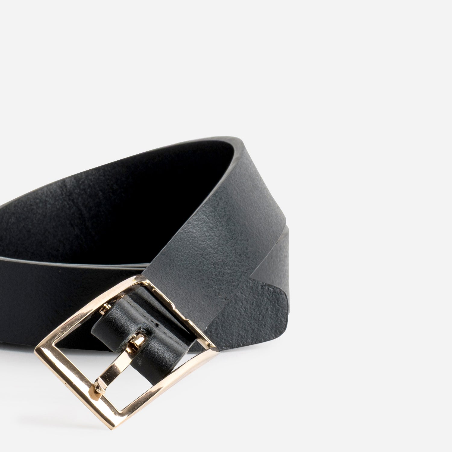 Ceinture noire cuir