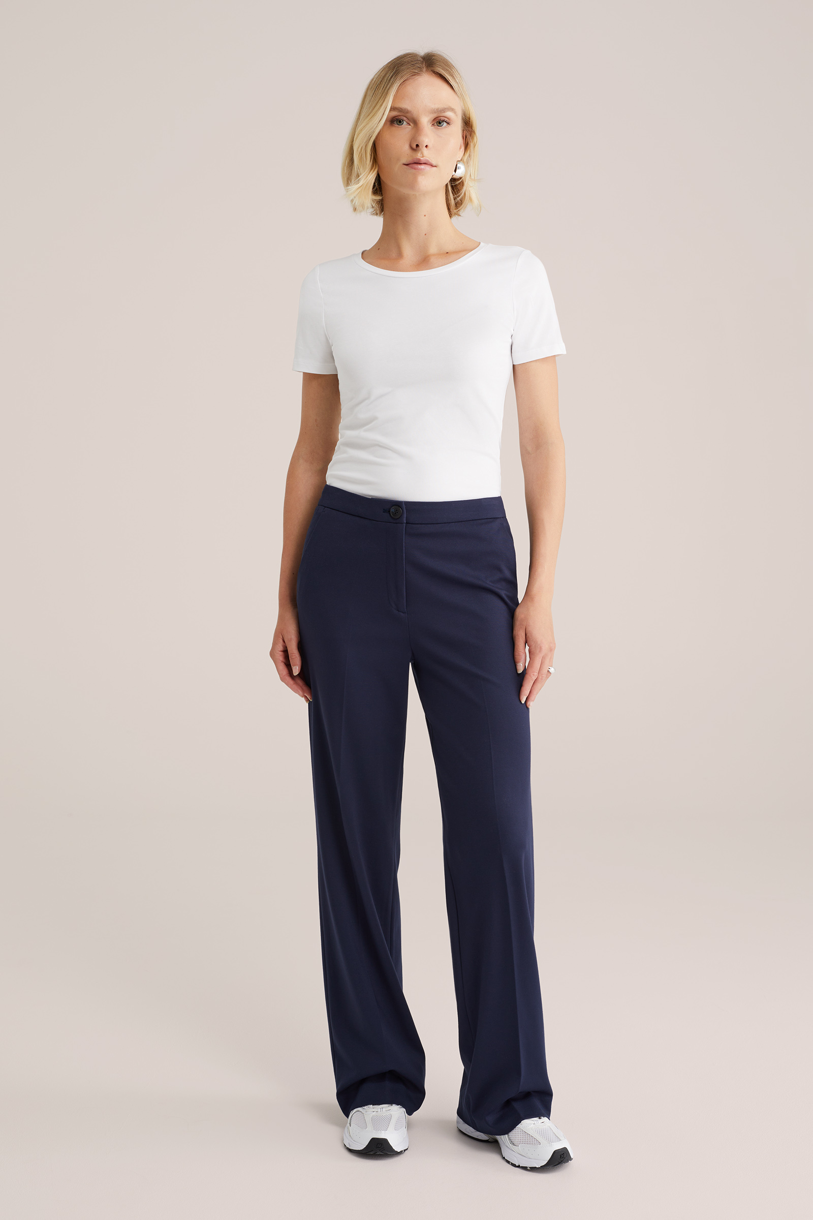 Dames T-shirt van katoenmix