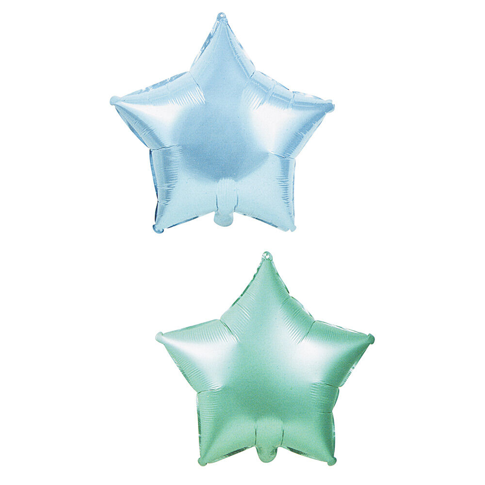 Ballon étoile en aluminium x 2