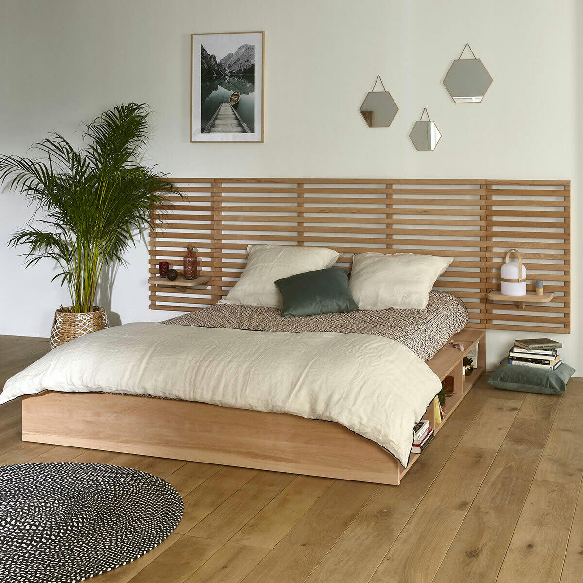 TAO - Tête de lit 270 cm bois massif