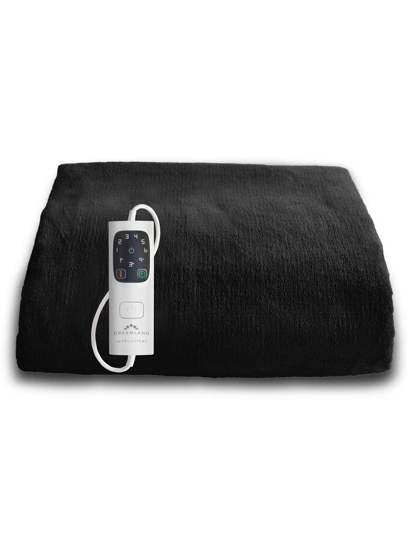 Dreamland Dreamland Intelliheat Luxury Heated Throw - Black