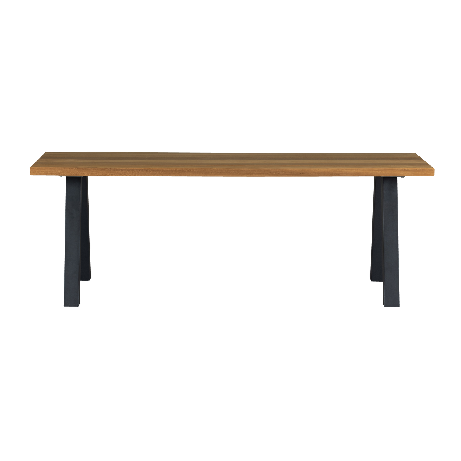WOOOD tuintafel met a-poot Tablo - Ayous/ Metaal - Naturel - 75x210x81