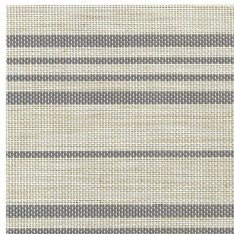 SINA - Set de table  en polyester naturel/gris 33 x 45