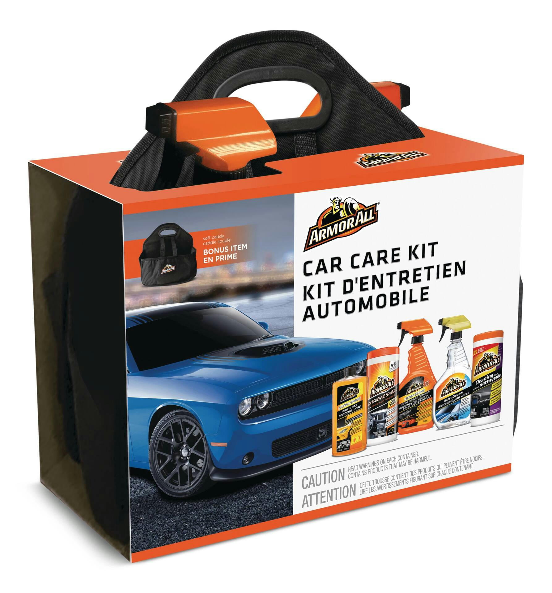 Armor All Car Care Kit, Soft Caddy included, 6-pc