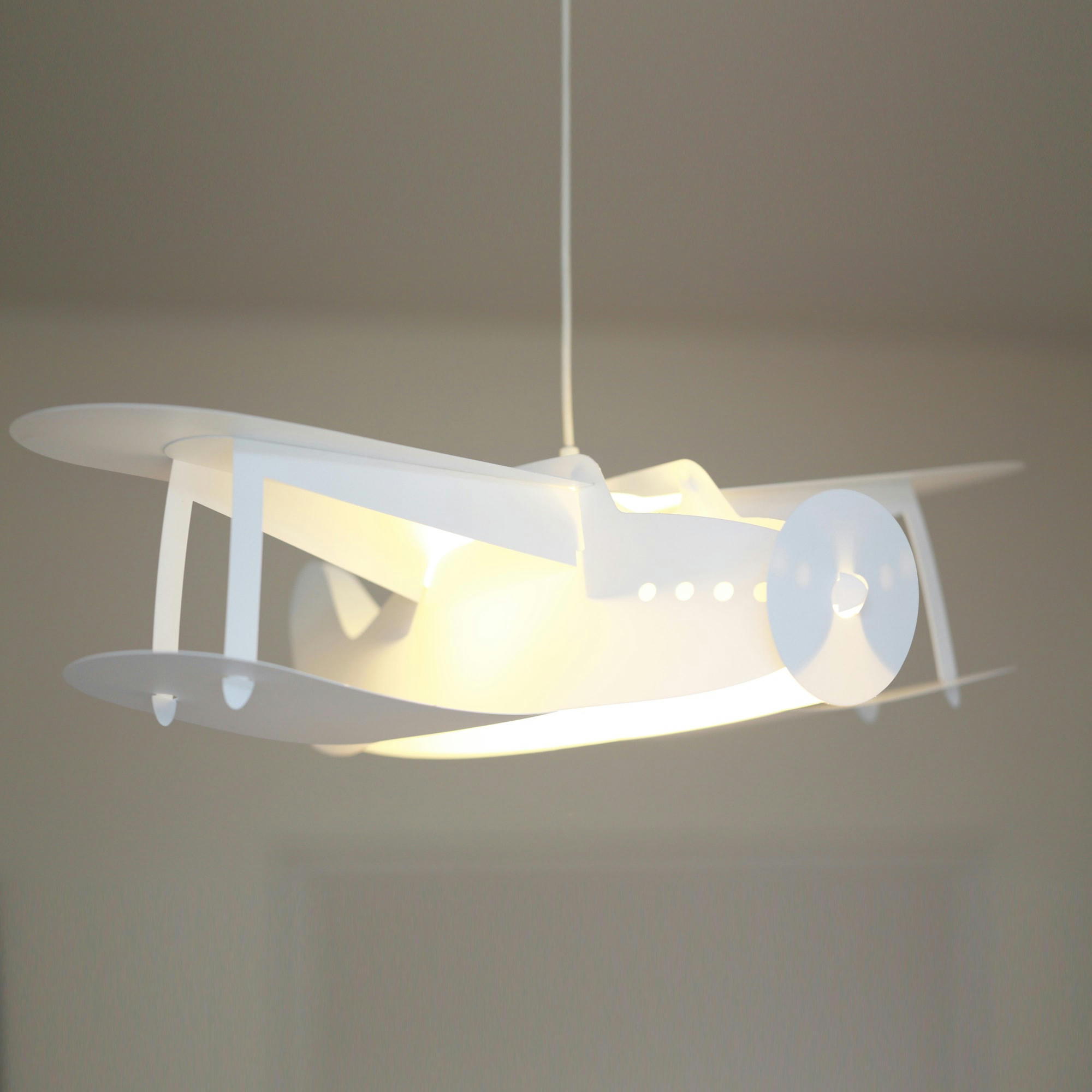 - Suspension enfants Avion Blanc 50cm