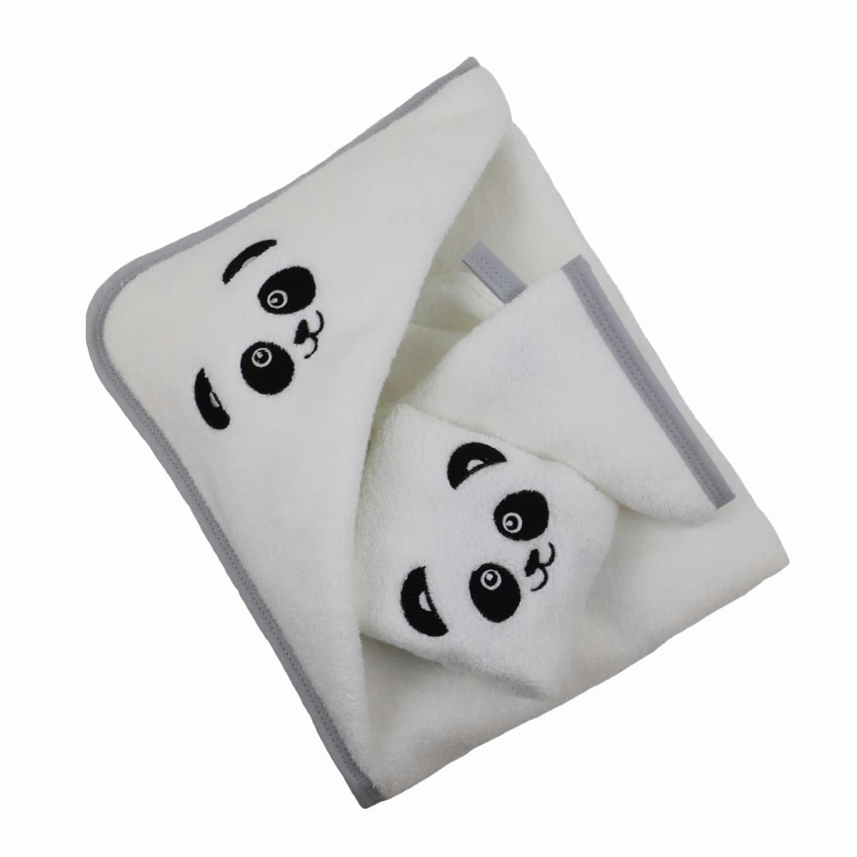 PANDA - Coffret cadeau en Coton  Blanc