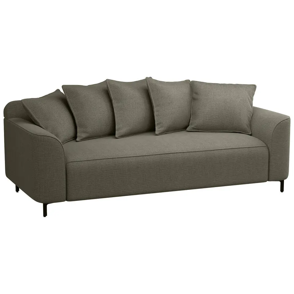 Bank Elsa 3-zits - stof Eden - mokka