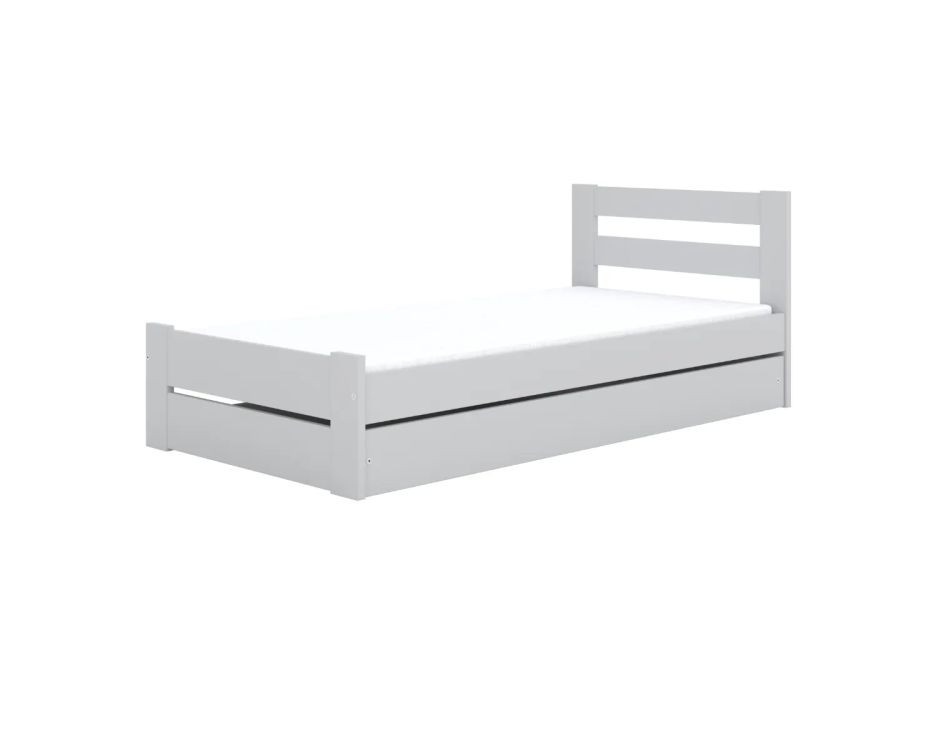 Łóżko dziecięce EMIL 160x80 białe bez szuflady/bez materaca