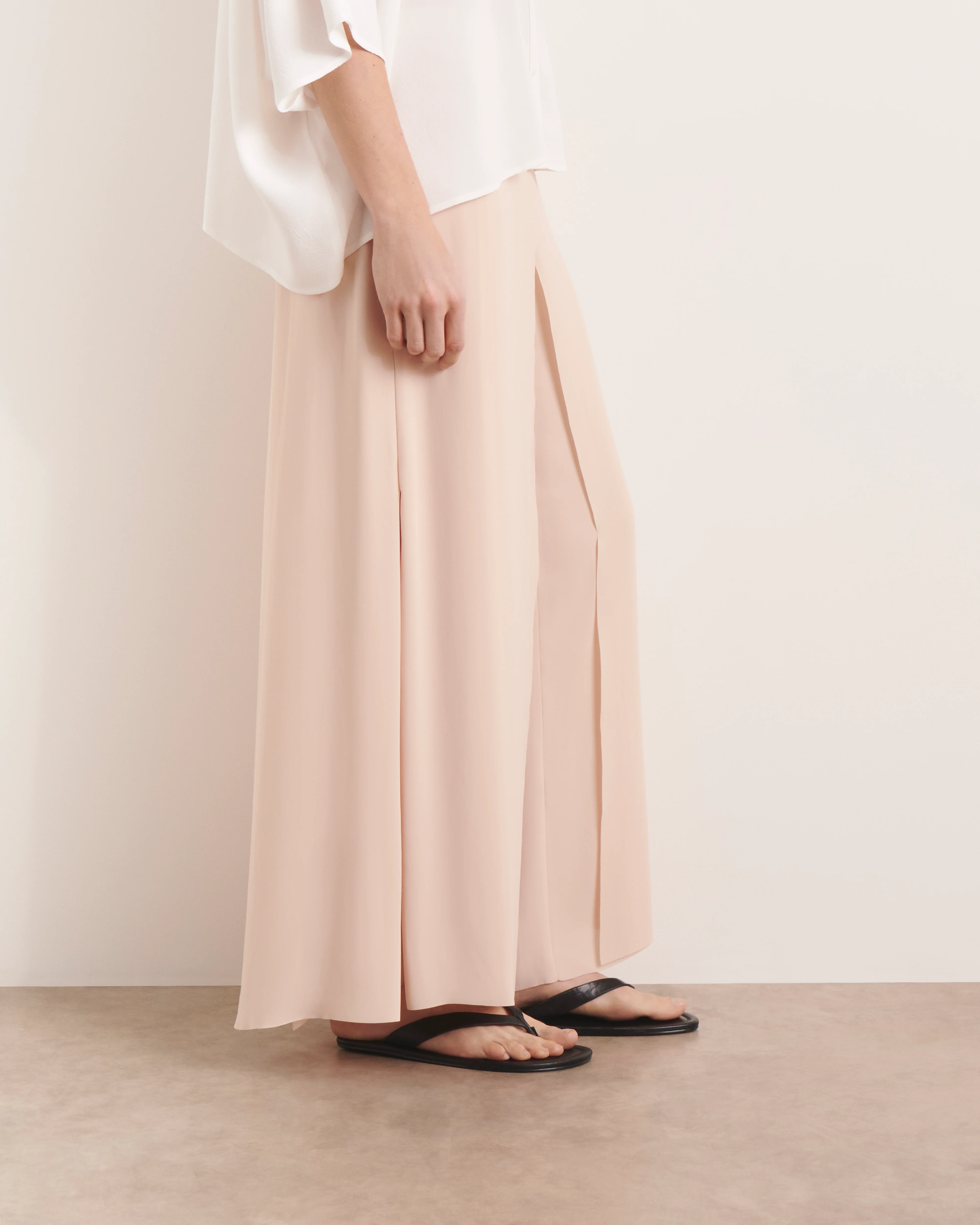 Pantalon beige large et fluide PLAZA13/13151/012