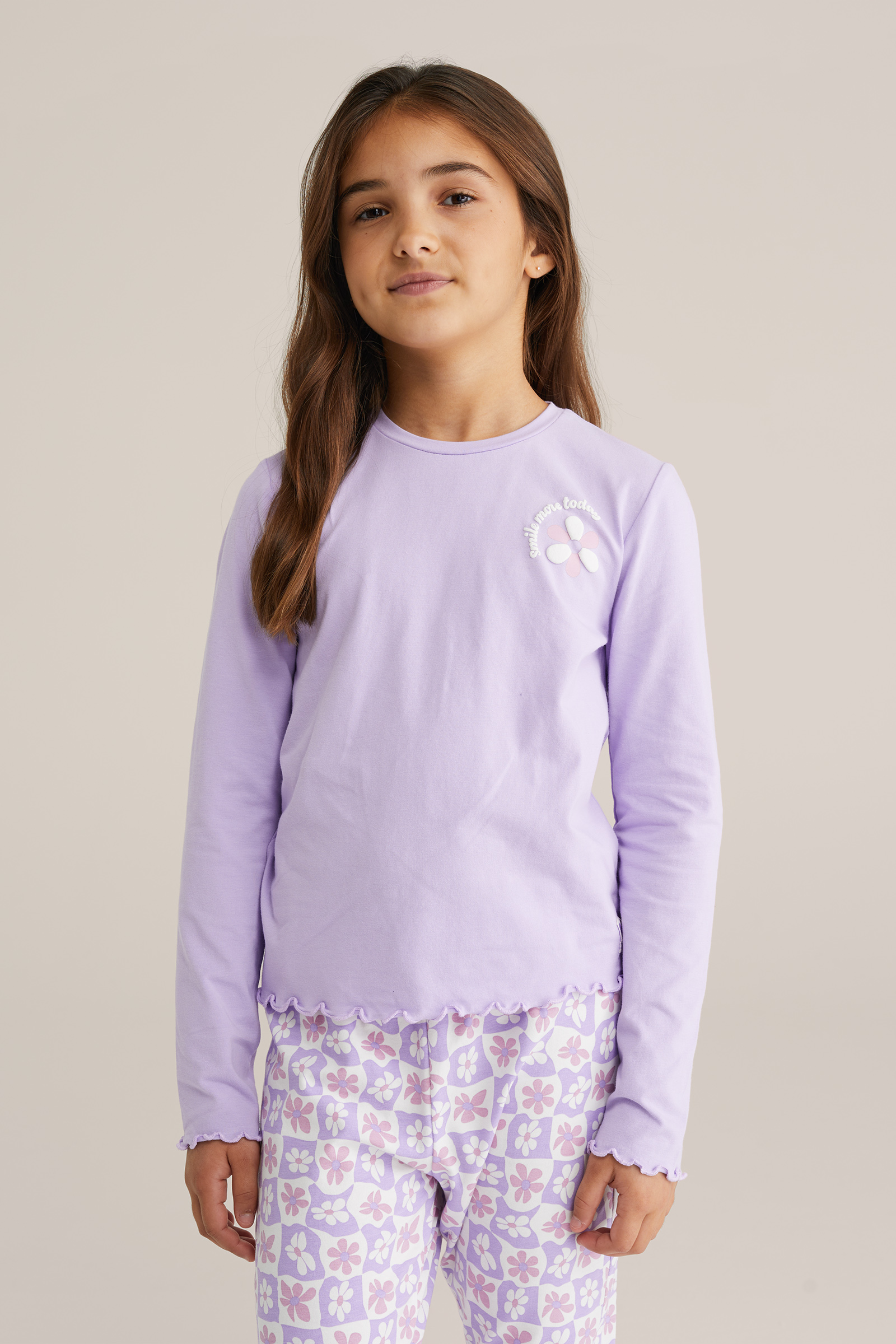 Meisjes pyjama met print