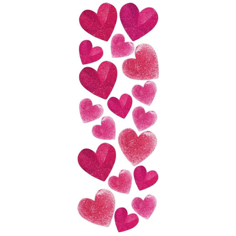 Planche de stickers Love 24 x 68 cm