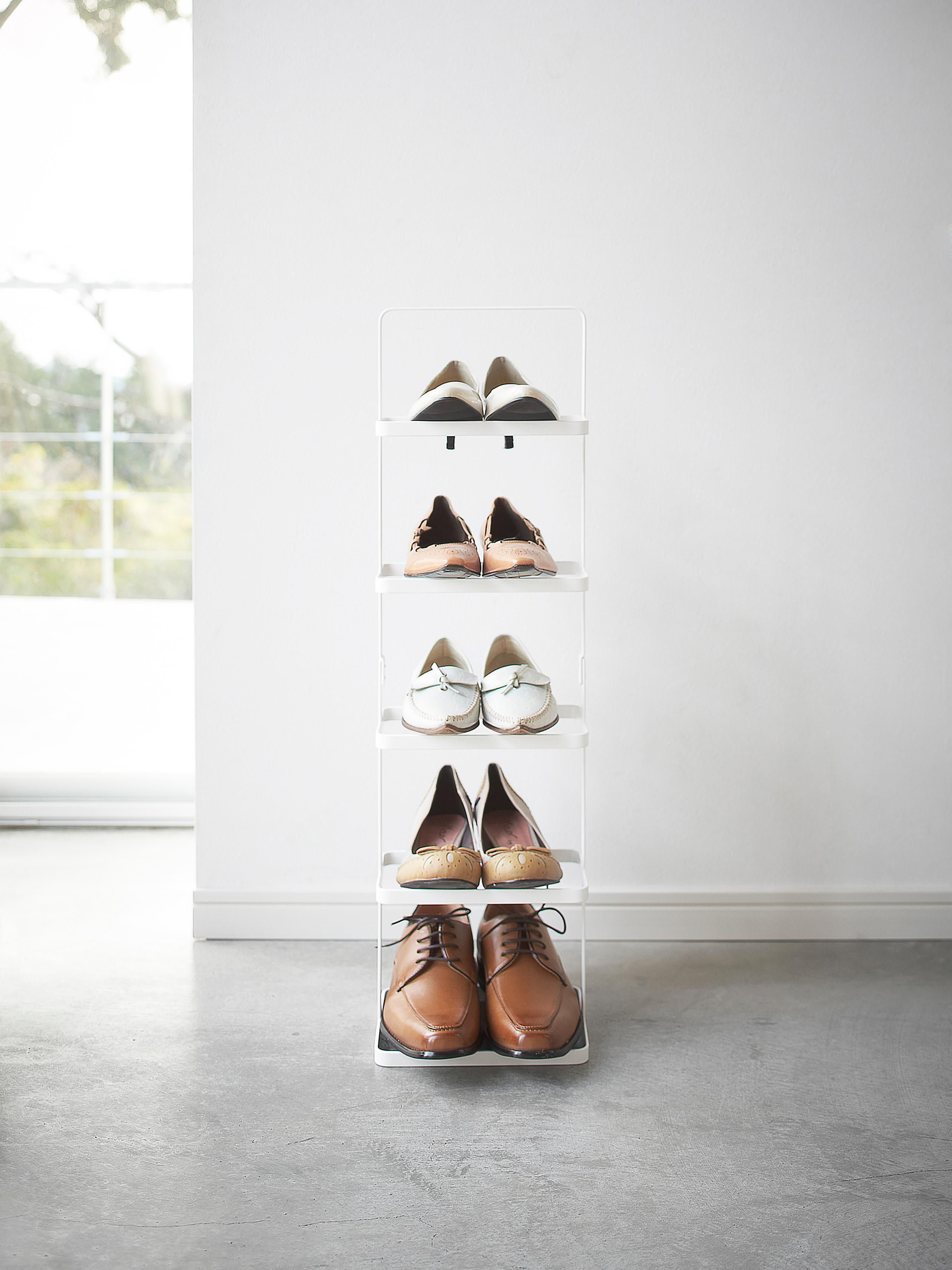 Schuhregal Tower aus Metall