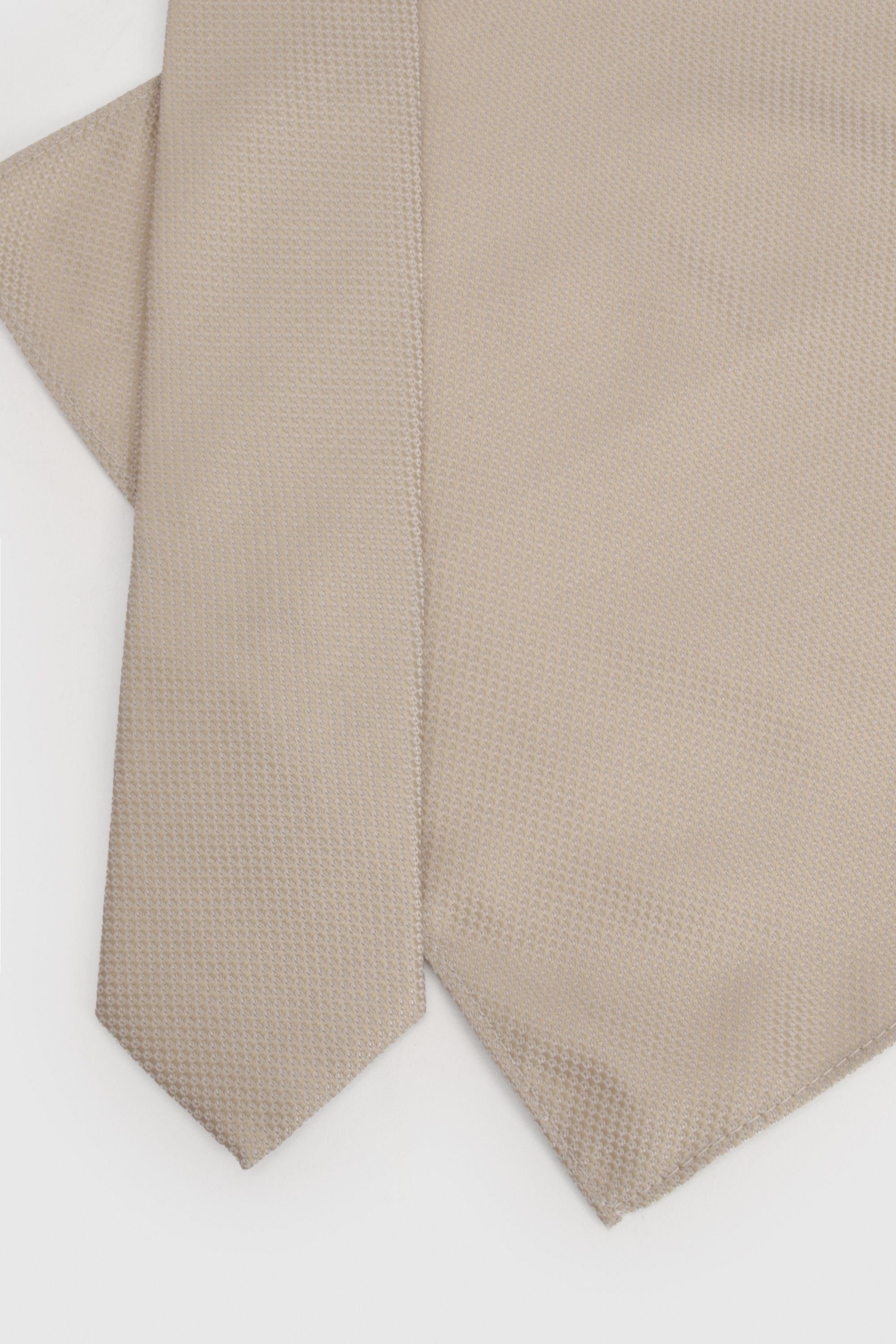 Burton Champagne Textured Tie and Pocket Square