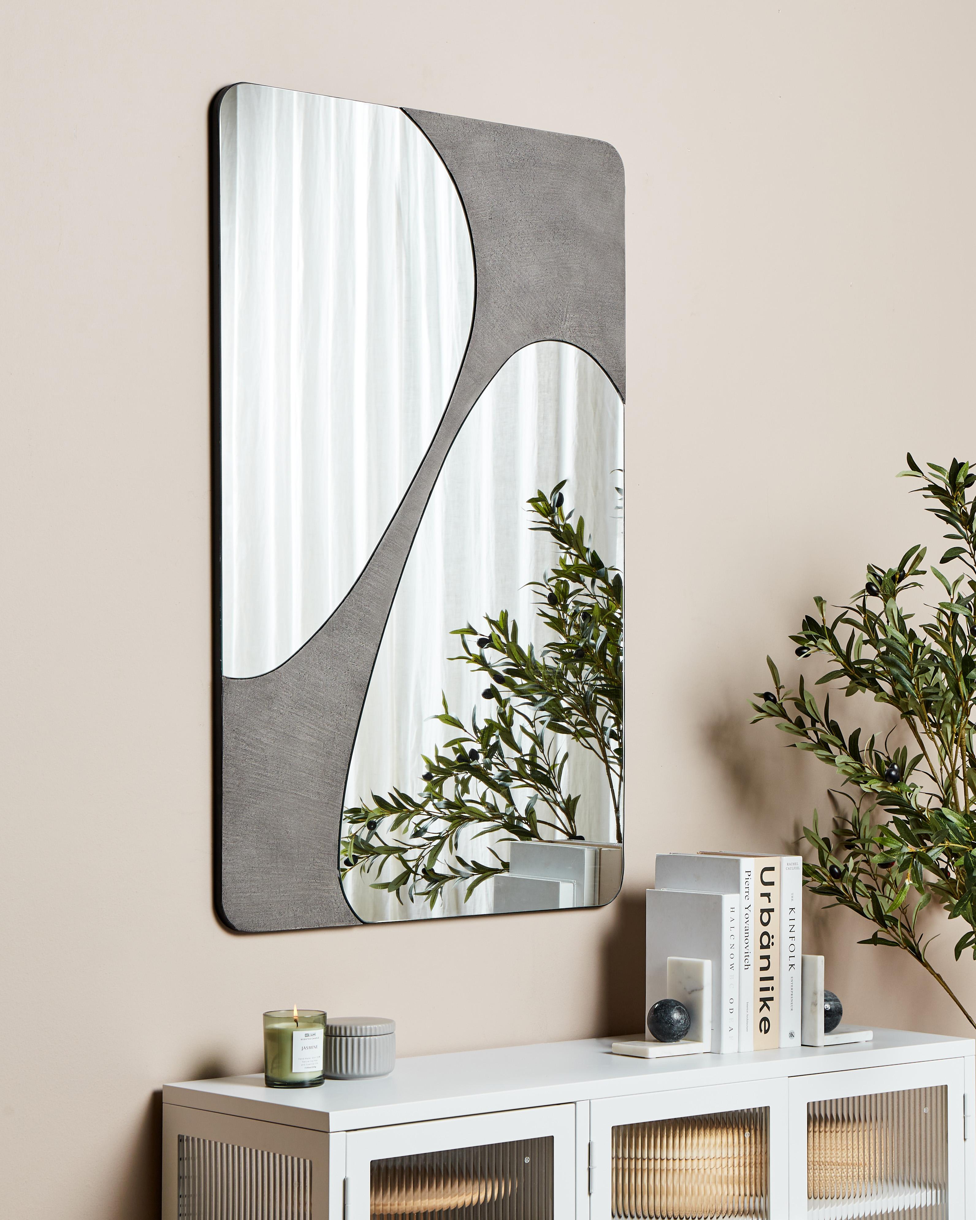 Wall Mirror ORMES 70 cm 110 cm Grey