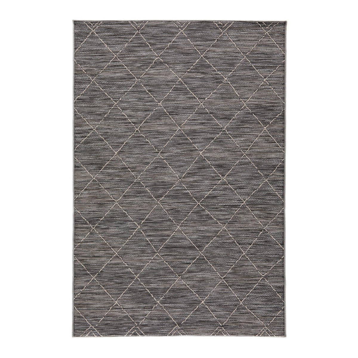 AFK Living vloerkleed Hudson - voor binnen en buiten - zwart - 160 x 230 cm