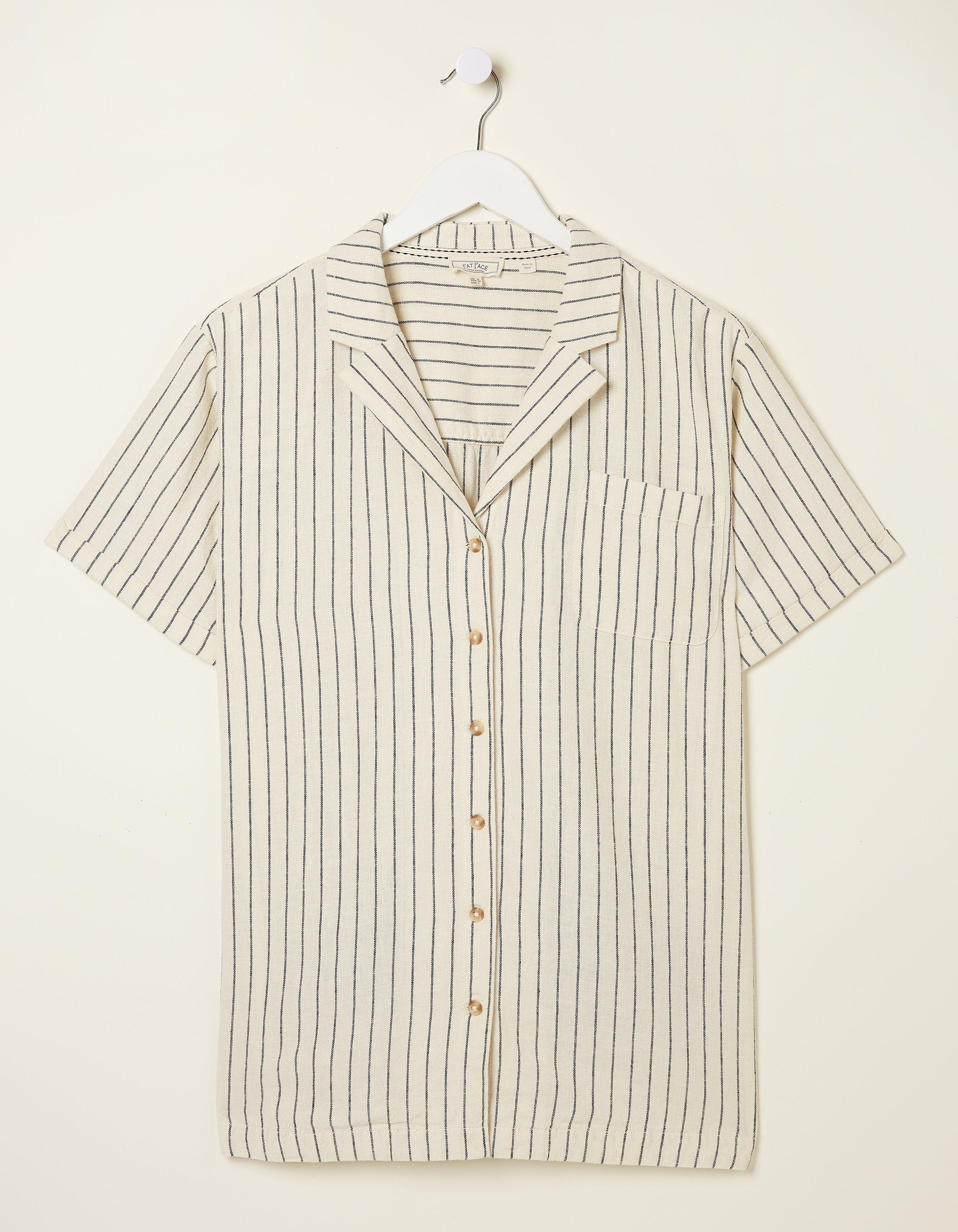 Mali Linen Blend Stripe Shirt