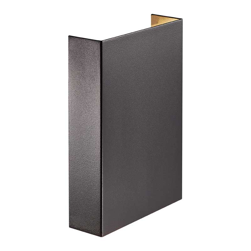 Nordlux Fold Wandlamp Buiten L - 2-lichts LED - 3000K - IP54- Zwart