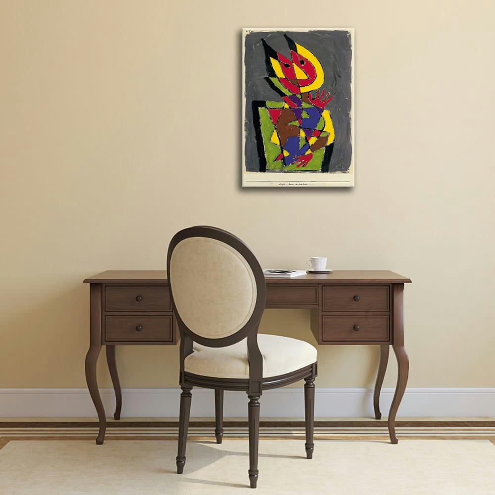 - Tableau Figurine des Bunten Teufels Paul Klee 40x60cm