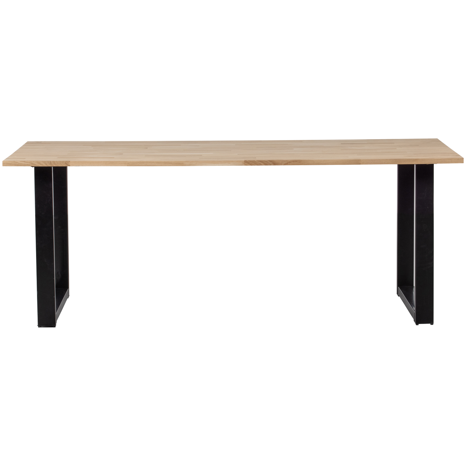 WOOOD tafel met u-poot Tablo - Eiken - 75x200x90