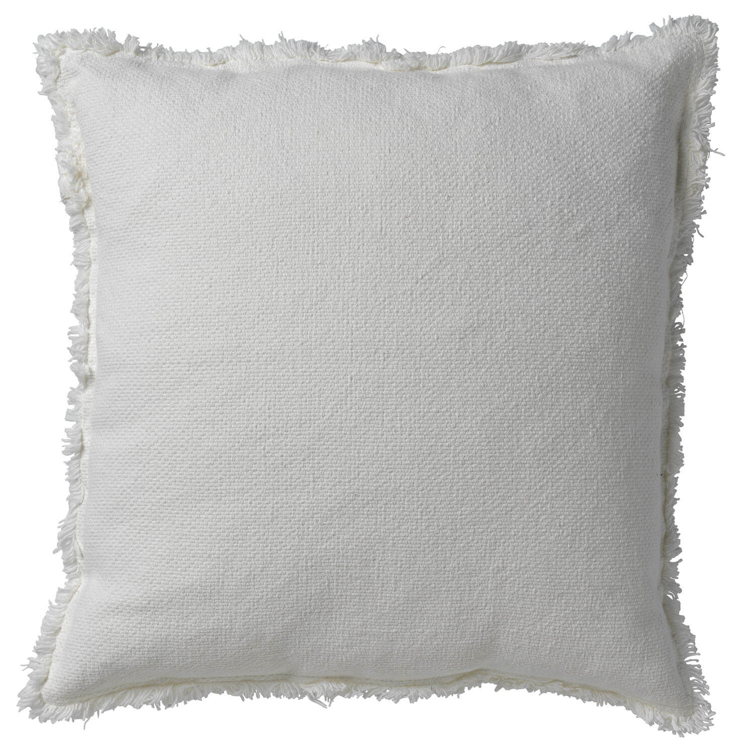 BURTO - kussenhoes 60x60 cm - gewassen katoen - Snow White - wit