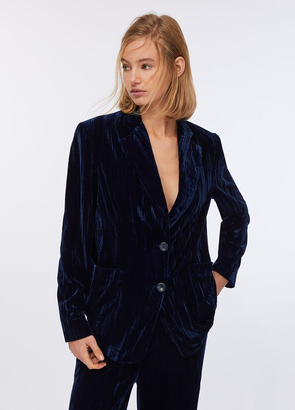 Blazer in velluto